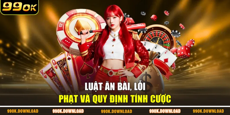 Luật ăn bài, lỗi phạt và quy định tính cược
