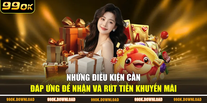 Những điều kiện cần đáp ứng để nhận và rút tiền khuyến mãi