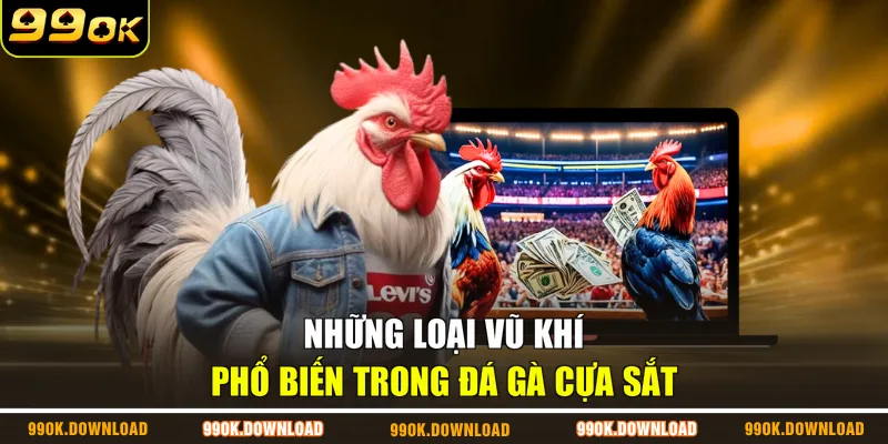 Những loại vũ khí phổ biến trong đá gà cựa sắt